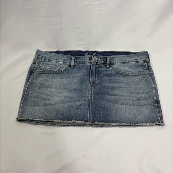Levi's Blue Denim Mini Skirt - Picture 1 of 10